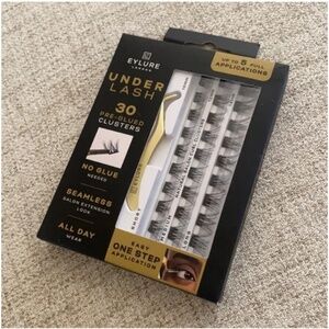 🪞 NWT SET eylure london under lash pre- glued clusters box set with applicator